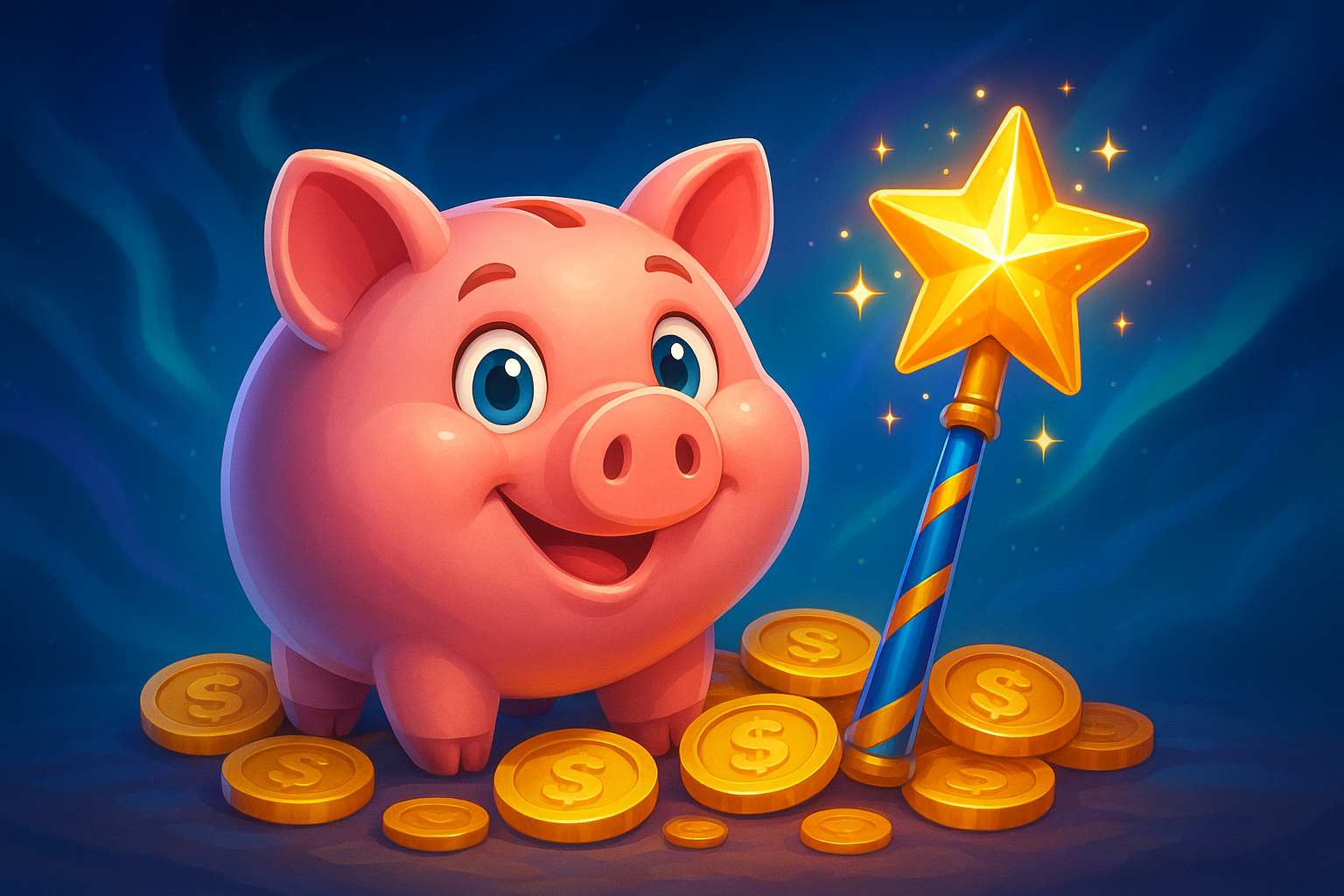 Piggy Prizes Wand of Riches